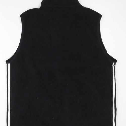 Adidas Men's Black Fleece Waistcoat L Sports Bodywarmer