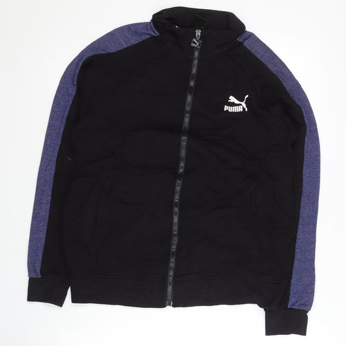 Puma Men's Black XS Track Jacket Full Zip Sports Activewear