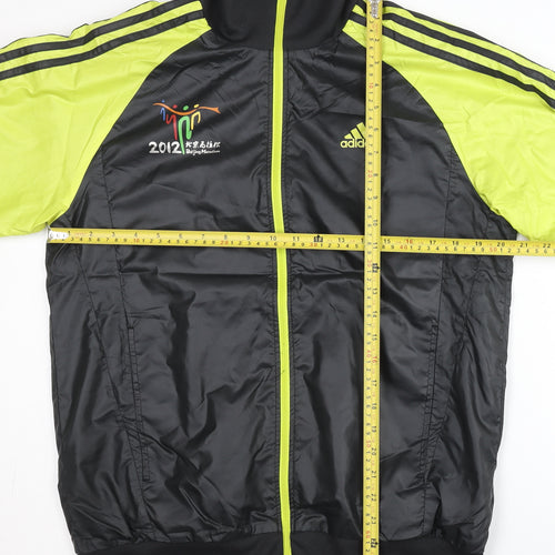 Adidas Men’s Black M Track Jacket Running Sports 2012 Beijing Marathon