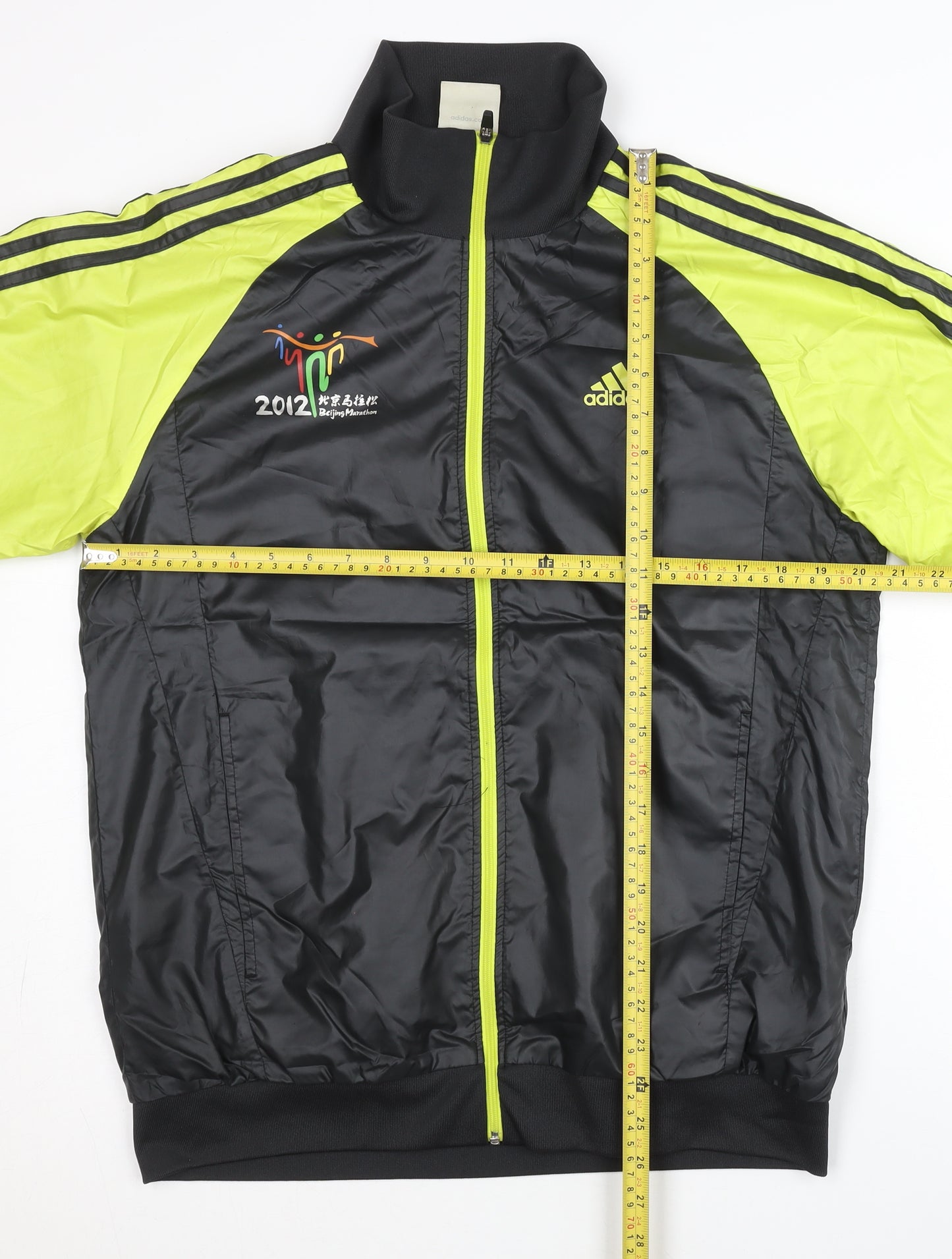 Adidas Men’s Black M Track Jacket Running Sports 2012 Beijing Marathon