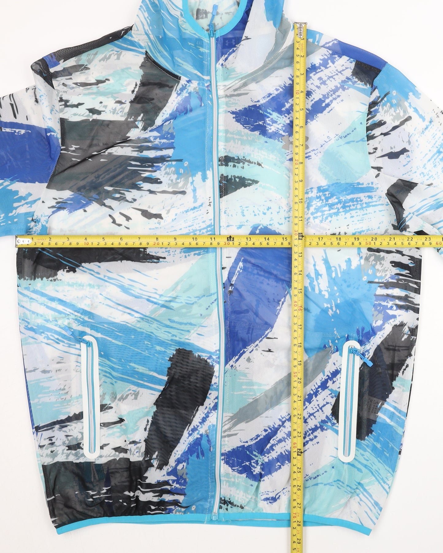 Under Armour Men's Multicoloured 4XL Windbreaker Jacket Hooded