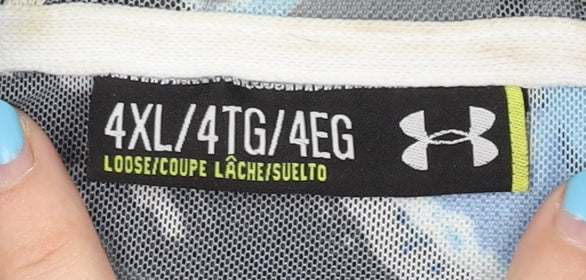 Under Armour Men's Multicoloured 4XL Windbreaker Jacket Hooded