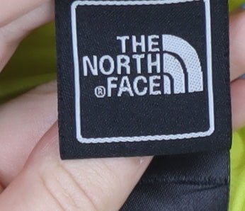 The North Face Men's Yellow L Windbreaker Jacket Hooded Lightweight