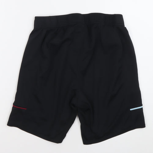Umbro Men's Black Burnley FC Athletic Football Shorts Size S Polyester