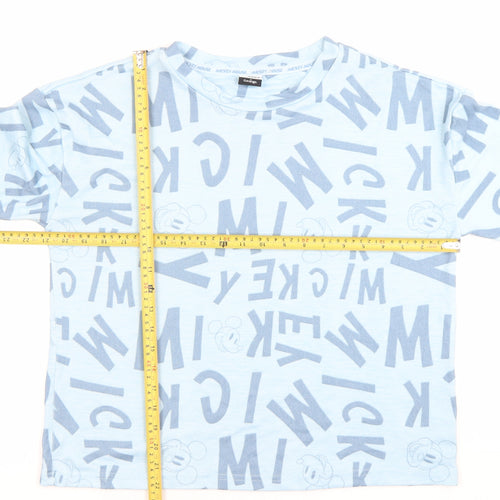 George Teens Blue Mickey Mouse Long Sleeve Sweatshirt Size 8
