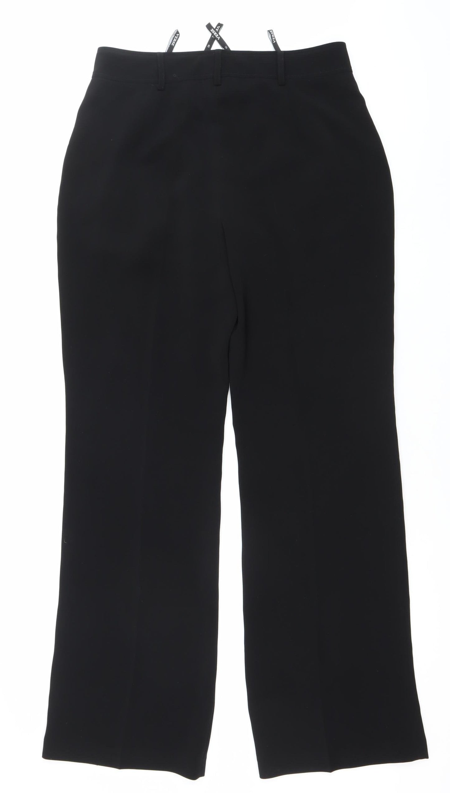 Verse Women’s Black Dress Pants Size 12 Straight Leg Mid Rise