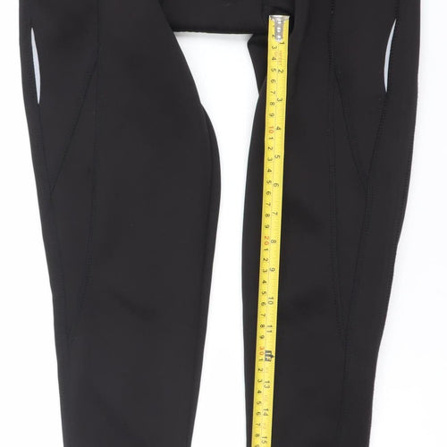 Muddyfox Women’s Black Padded Cycling Stirrup Leggings Slim Fit