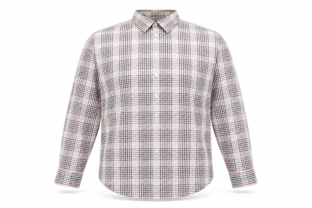 Isobel Kristel New York Men’s Multicoloured Check 2XL Long Sleeve Shirt