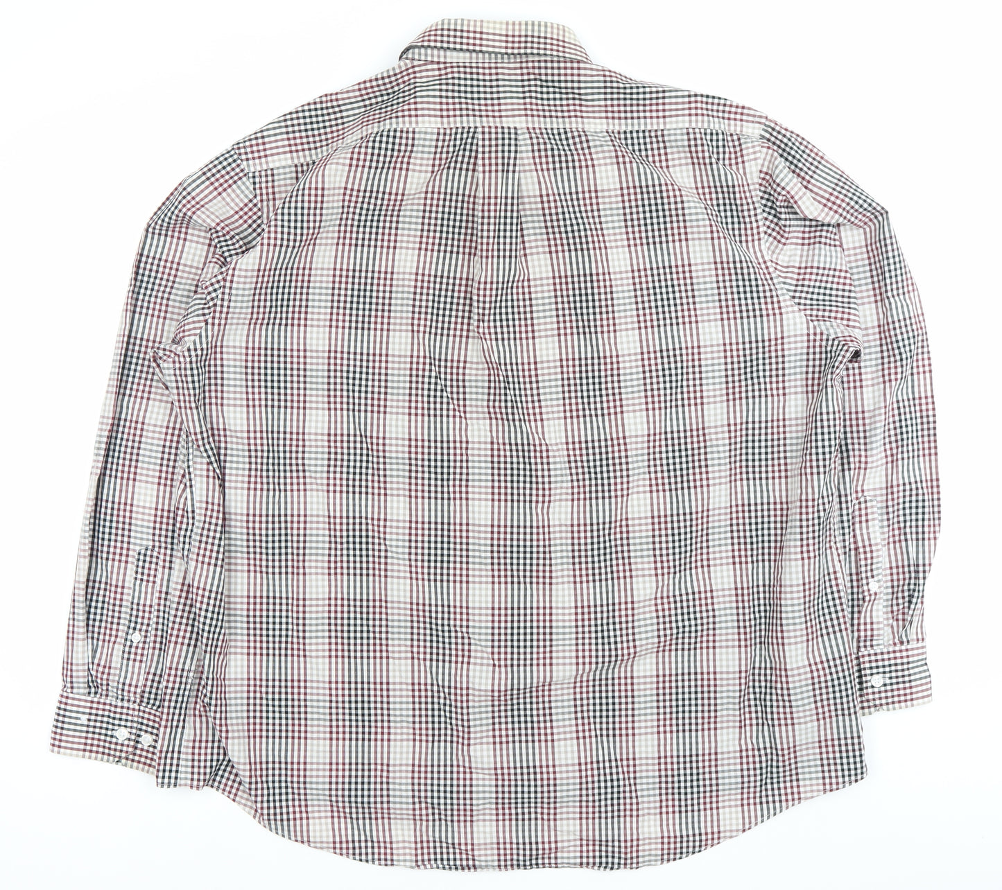 Isobel Kristel New York Men’s Multicoloured Check 2XL Long Sleeve Shirt