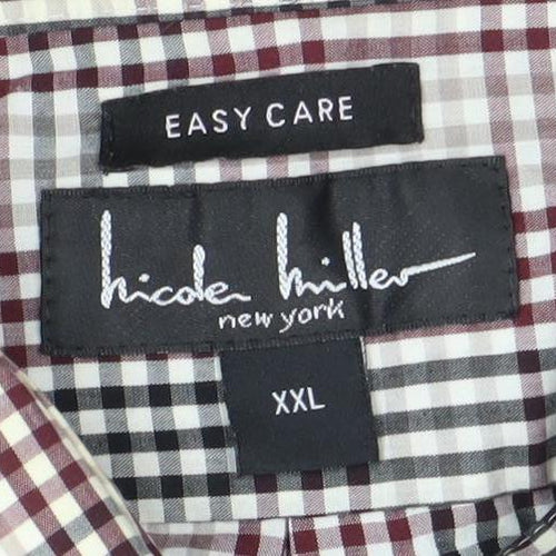 Isobel Kristel New York Men’s Multicoloured Check 2XL Long Sleeve Shirt