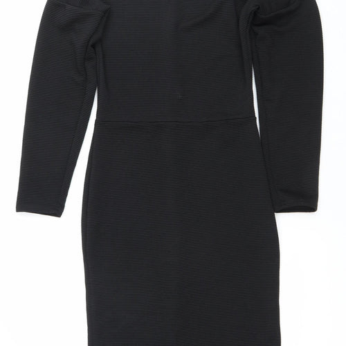 Fashion Fair Ltd Women’s Black Size 10 One Shoulder Bodycon Dress