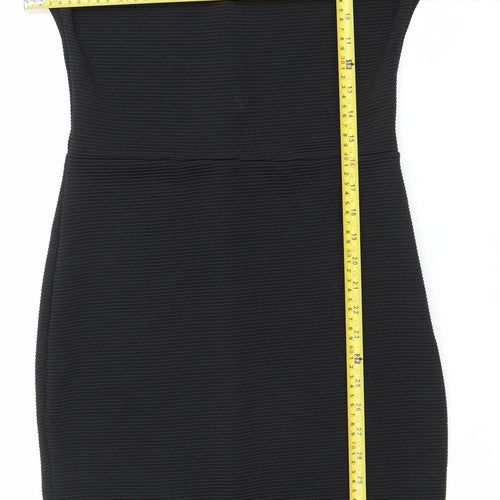 Fashion Fair Ltd Women’s Black Size 10 One Shoulder Bodycon Dress