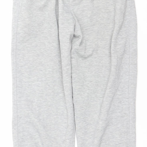 Slazenger Boys Grey Jogger Trousers 13 Years Regular Fit Fleece Sportswear