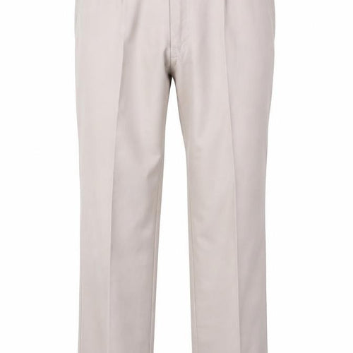 Dunlop Men Beige 34in Golf Trousers Regular Fit Straight Leg