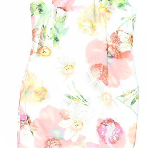 Lisabella Women’s Multicoloured Floral Sheath Dress Size 12