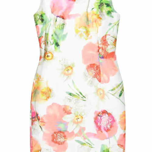 Lisabella Women’s Multicoloured Floral Sheath Dress Size 12