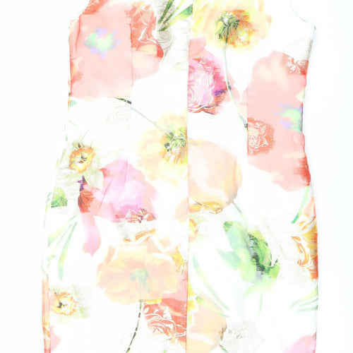 Lisabella Women’s Multicoloured Floral Sheath Dress Size 12