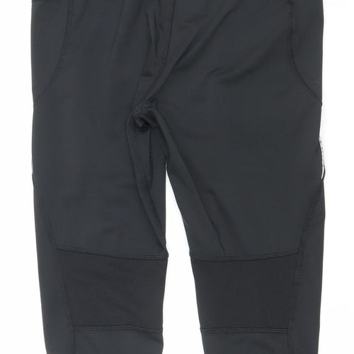 Crane Women’s Black Compression Shorts M 12-14 Running Cycling Gym