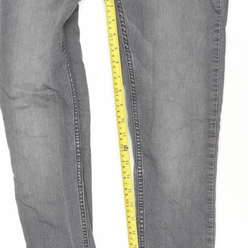 Adidas Neo Women's Grey 10 Skinny Stretch Denim Jeans 29W 32L