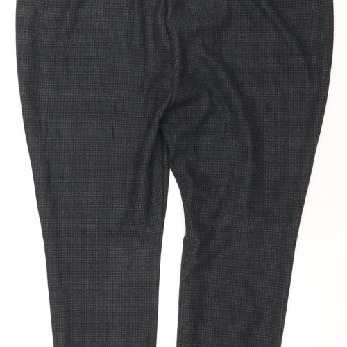 Klass Women's Black Check Slim Fit Tapered Leggings Size 25