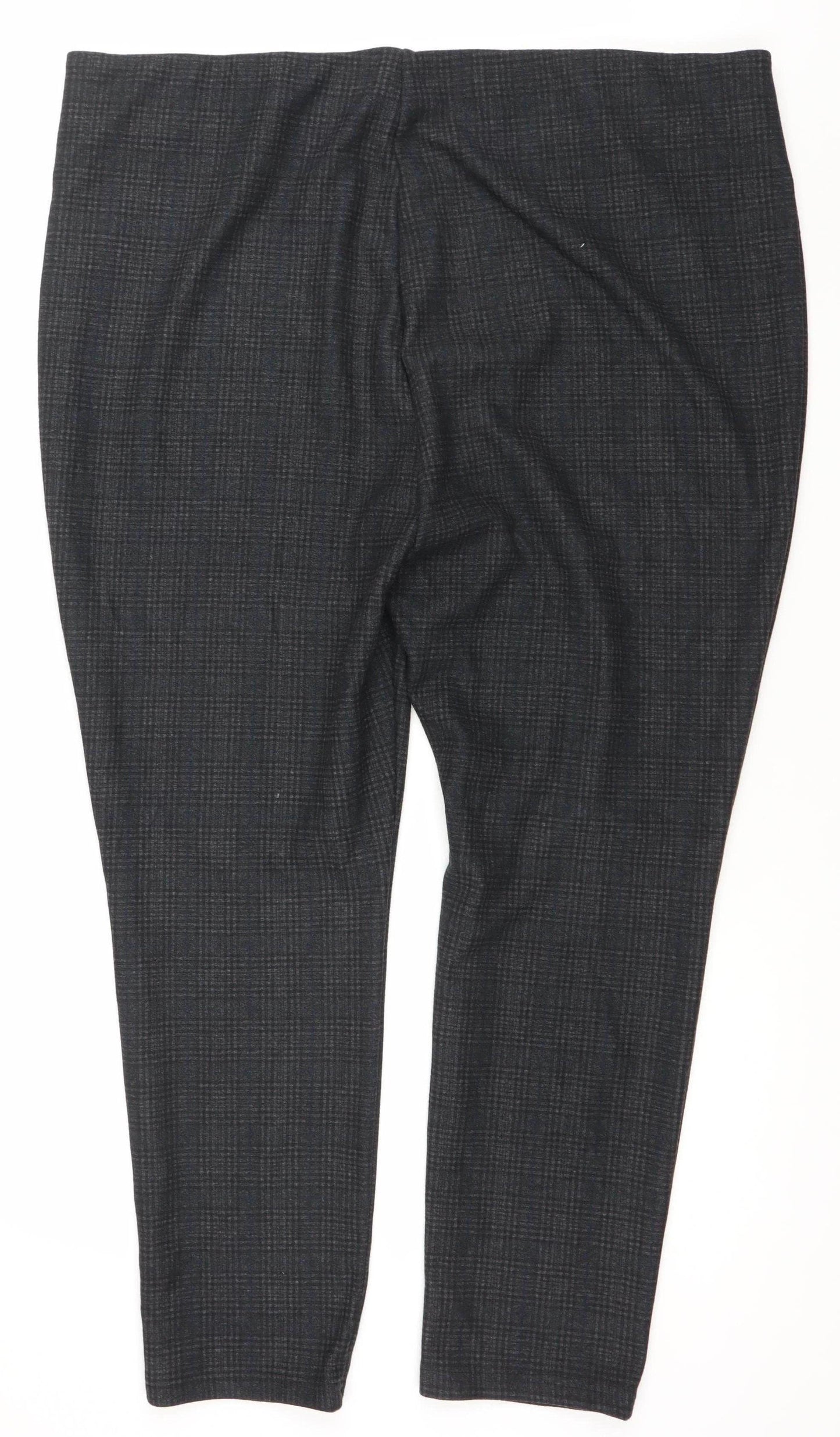 Klass Women's Black Check Slim Fit Tapered Leggings Size 25