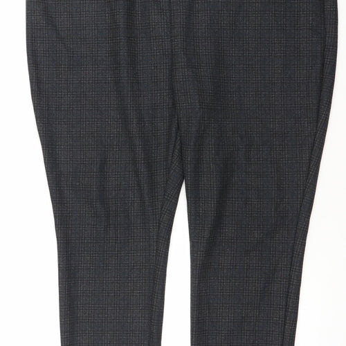 Klass Women's Black Check Slim Fit Tapered Leggings Size 25