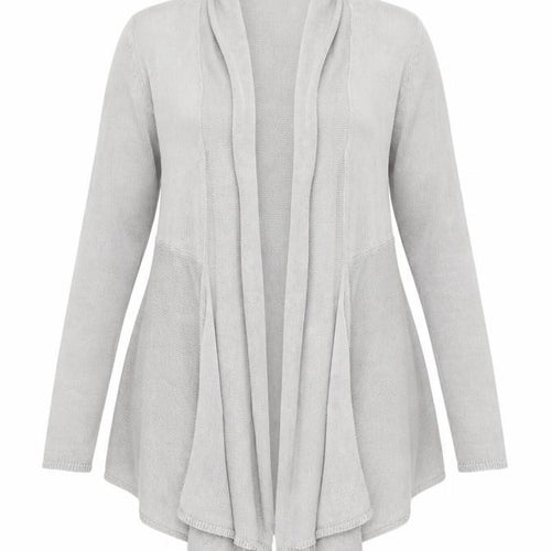 Marks and Spencer Women’s Beige Linen Viscose Open Front Cardigan Size 16
