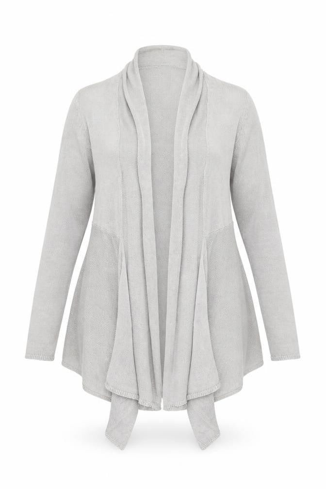 Marks and Spencer Women’s Beige Linen Viscose Open Front Cardigan Size 16