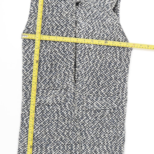 Atmosphere Women's Multicoloured Tweed Waistcoat Size 8 Cotton Blend