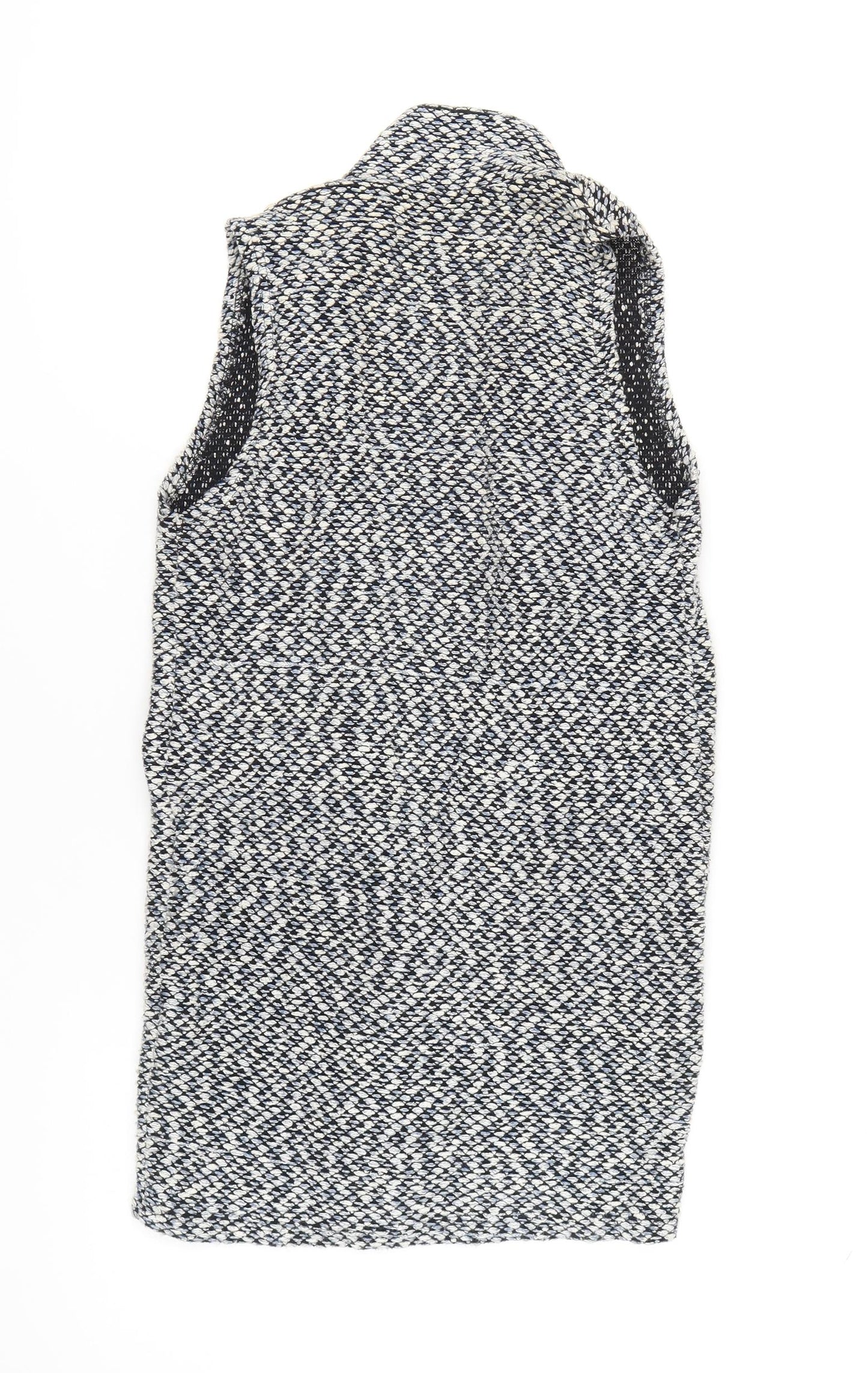 Atmosphere Women's Multicoloured Tweed Waistcoat Size 8 Cotton Blend