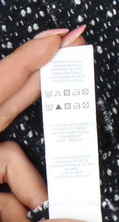 Atmosphere Women's Multicoloured Tweed Waistcoat Size 8 Cotton Blend