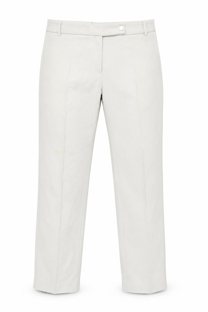 Gerard Darel Womens Beige Size 10 Slim Straight Leg Trousers