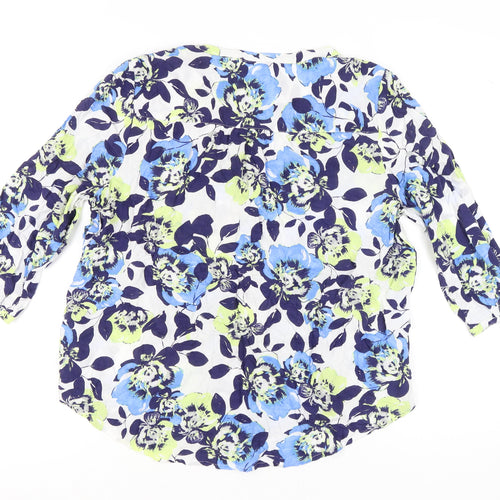 Marks and Spencer Womens Multicoloured Floral Blouse Size 20