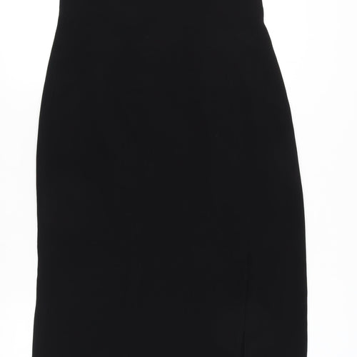 Gerry Weber Women’s Black Midi Sheath Dress Size 14 Sleeveless Sweetheart