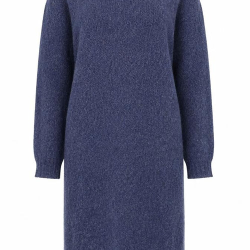 Compania Fantastica Women’s Blue Knit Jumper Dress Size S Knee Length