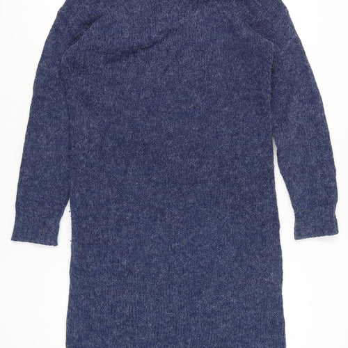 Compania Fantastica Women’s Blue Knit Jumper Dress Size S Knee Length