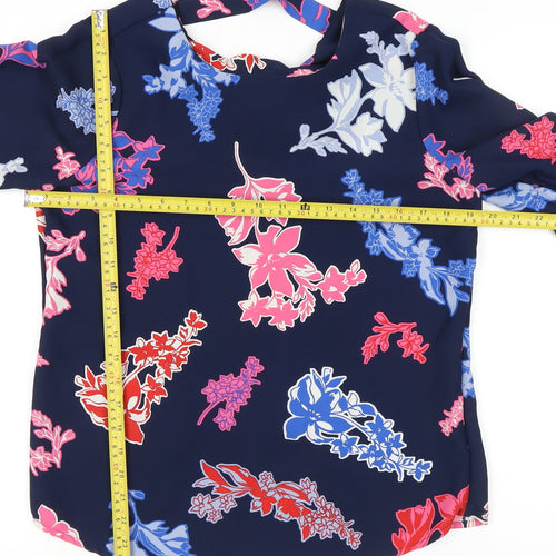 Marks and Spencer Womens Multicoloured Floral Blouse Size 10