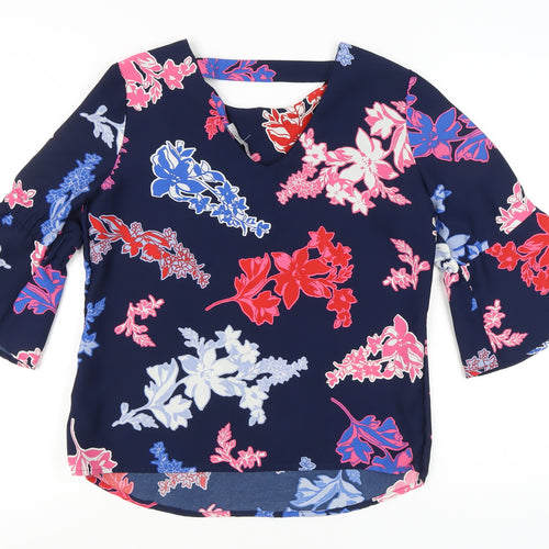 Marks and Spencer Womens Multicoloured Floral Blouse Size 10
