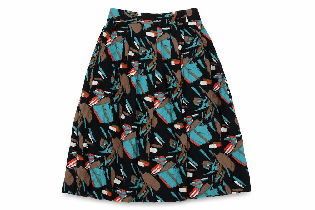 Westgate Exclusive Women’s Multicoloured Pleated Midi Skirt Size 14