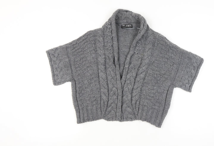 Marks & Spencer Women’s Grey Cable-Knit Cardigan UK 12-14