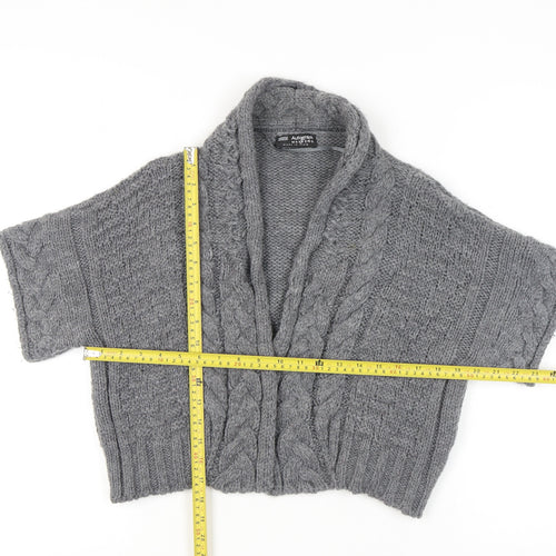 Marks & Spencer Women’s Grey Cable-Knit Cardigan UK 12-14