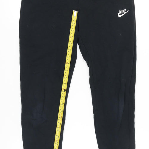 Nike Women’s Black Joggers Small Regular Fit Elastic Waist Pockets