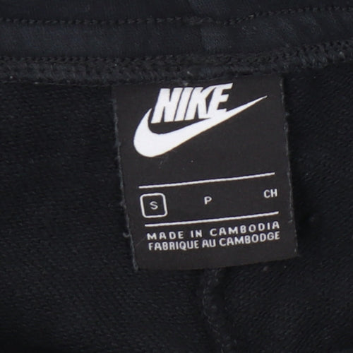 Nike Women’s Black Joggers Small Regular Fit Elastic Waist Pockets