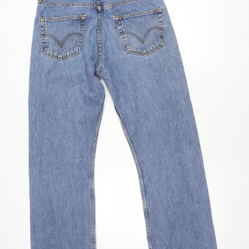 Levi's 501 Women's Blue Straight Leg Vintage Jeans W33 L32 100% Cotton