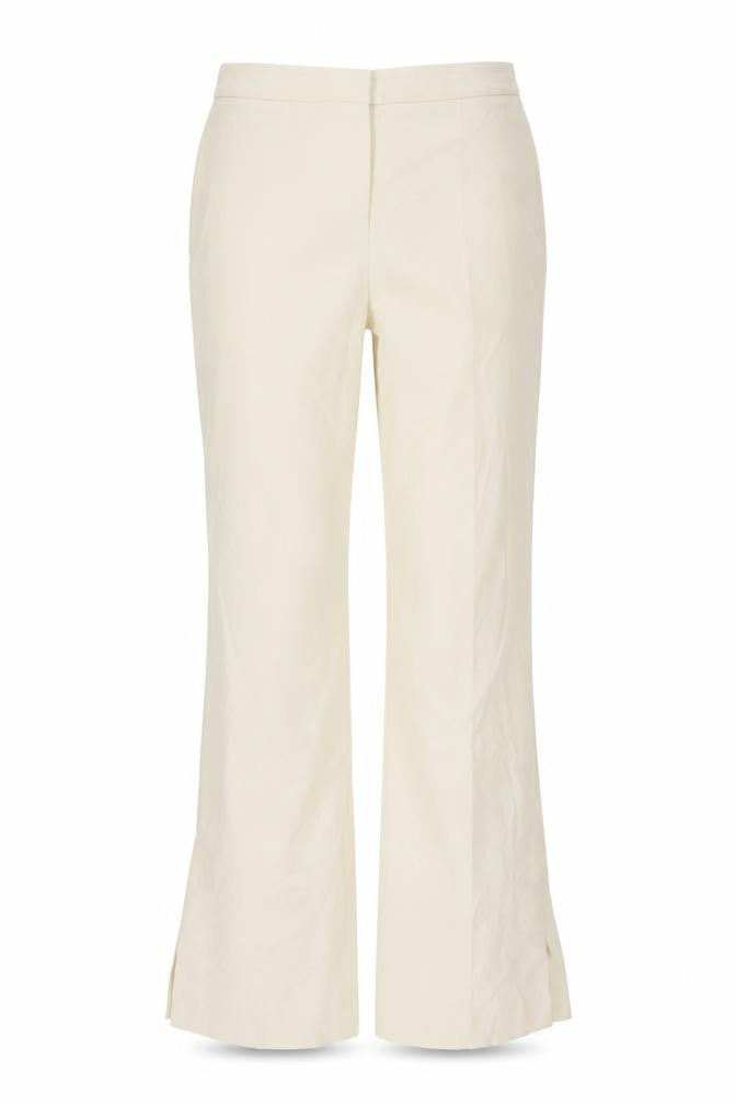 Zara Women’s Beige Straight Leg Trousers S Regular Fit