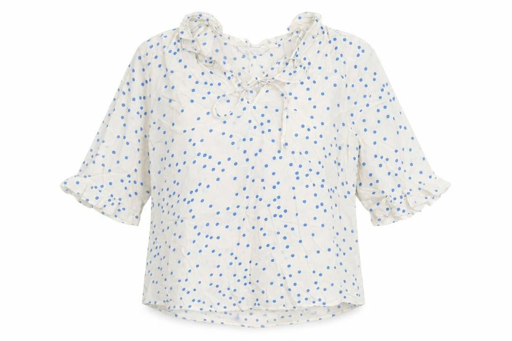 Marks and Spencer Women’s Ivory Polka Dot Tunic Blouse Size 12