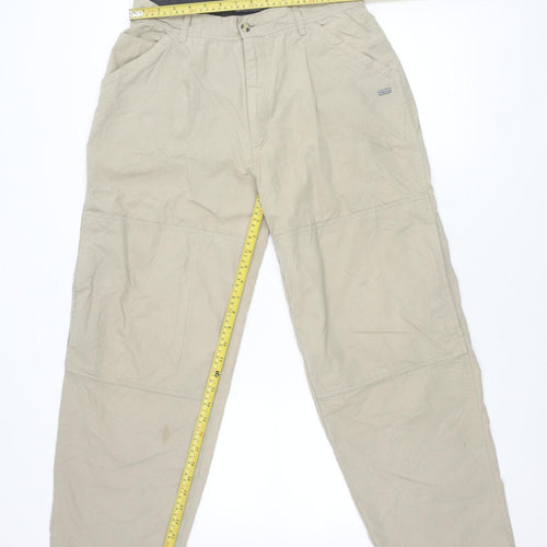 TWENTY 24 FOUR Men's Beige Cargo Trousers S Cotton Nylon Casual