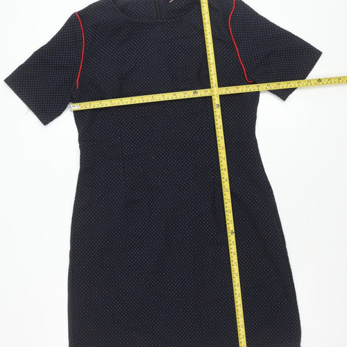 Collection London Women’s Blue Knee Length Sheath Dress Size 16