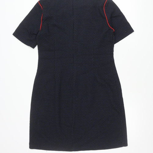 Collection London Women’s Blue Knee Length Sheath Dress Size 16