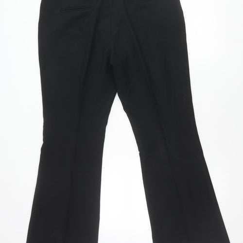 Dorothy Perkins Women's Black Size 14 Straight Leg Dress Trousers